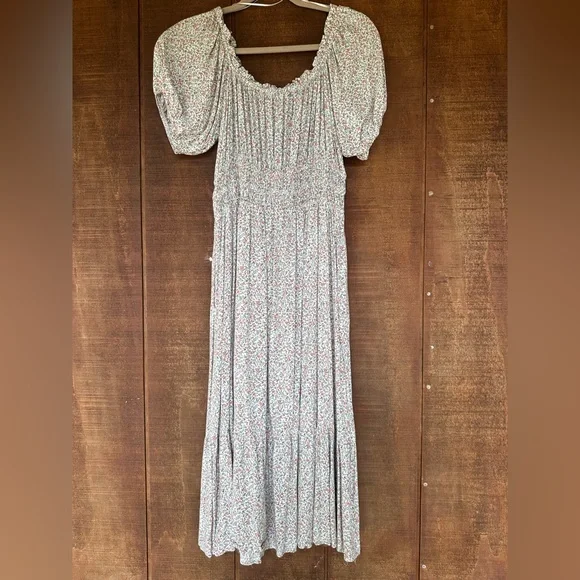 Neuflora floral puff sleeve dress - Picture 4 of 4